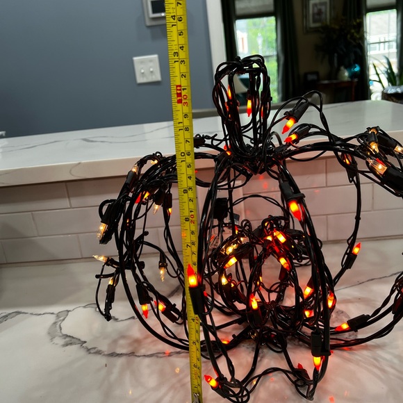 Vintage Halloween 3- D 12” Light Sculpture Pumpkin - Picture 8 of 14